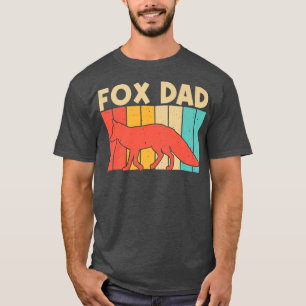Camiseta Diseño Cuto Para Hombres Papá Vulpino Para Animale