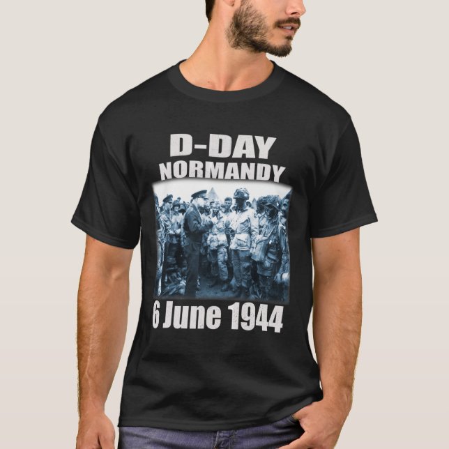Camiseta Diseño D-Day Normandía Landings Invasion Memorial  (Anverso)