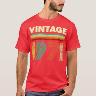 Camiseta Diseño de 1971 Birthday Vintage Retro de 50 años