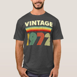 Camiseta Diseño de 1972 Birthday Vintage Retro de 49 años