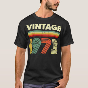 Camiseta Diseño de 1973 Birthday Vintage Retro de 48 años