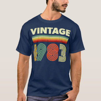 Camiseta Diseño de 1983 Birthday Vintage Retro de 38 años