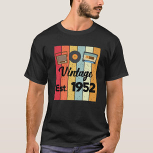 Camiseta Diseño De 70 Años De La Tecnología De La Música