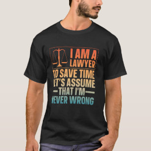 Camiseta Diseño de abogado para hombre mujer estudiante de