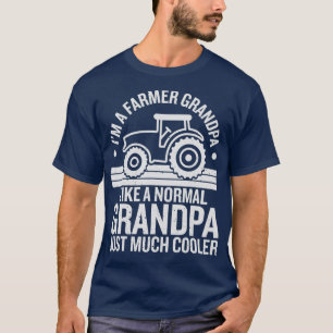 Camiseta Diseño de abuelo granjero para granjas de tractore