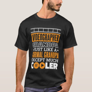 Camiseta Diseño de abuelo para Videografía Grand