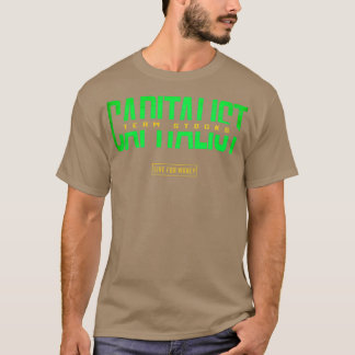Camiseta Diseño de acciones capitalistas