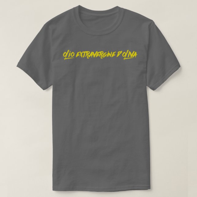 Camiseta Diseño de aceite de oliva virgen extra (Diseño del anverso)