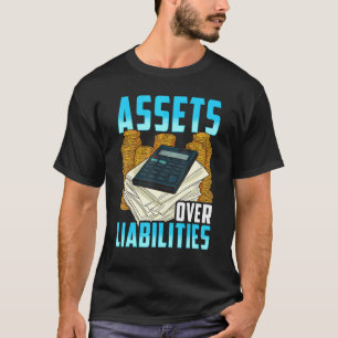 Camiseta Diseño De Activos Relacionados Con La Cpa Inspirad