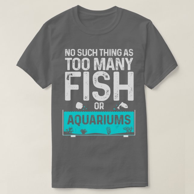 Camiseta Diseño De Acuario Gracioso Para Hombres Mujeres Pe (Diseño del anverso)