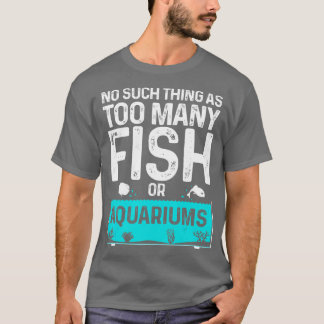 Camiseta Diseño De Acuario Gracioso Para Hombres Mujeres Pe