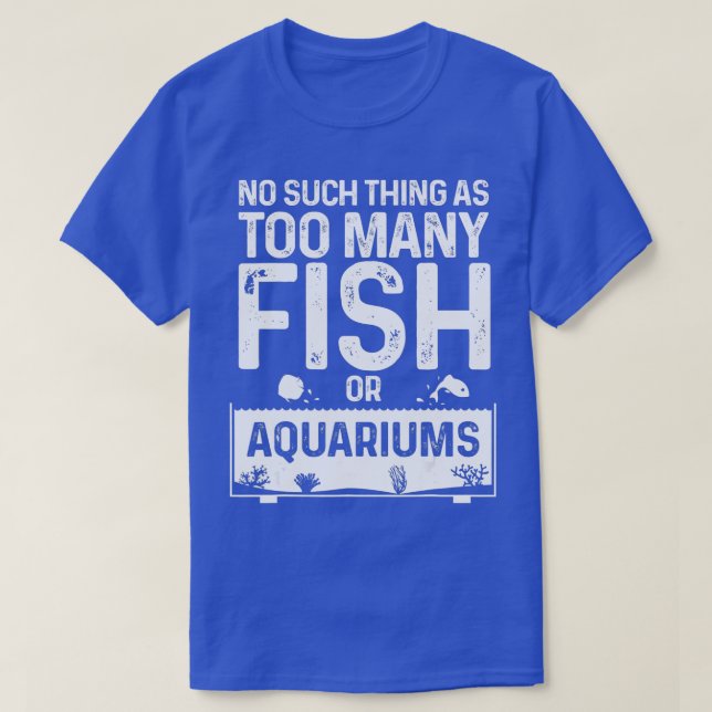 Camiseta Diseño De Acuario Gracioso Para Hombres Mujeres Pe (Diseño del anverso)