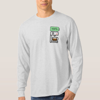 Camiseta Diseño de adicción al café