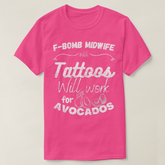 Camiseta Diseño de aguacate13 (Diseño del anverso)