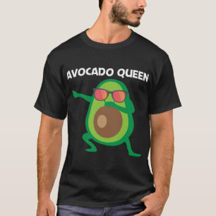 Camiseta Diseño De Aguacate Cuto Para Mujeres Frutos Saluda