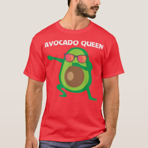 Camiseta Diseño De Aguacate Cuto Para Mujeres Frutos Saluda