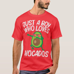 Camiseta Diseño De Aguacate Cuto Para Niños Frutos Saludabl