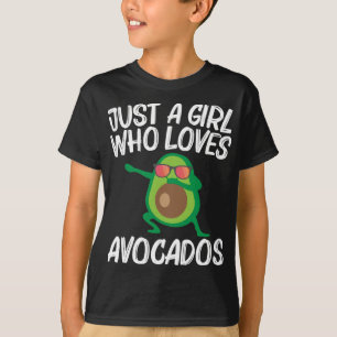 Camiseta Diseño De Aguacate Para Chicas Niños Frutos Saluda