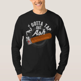 Camiseta Diseño de ahumado de diseño de cigarrillos de agui