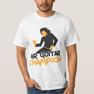 Camiseta Diseño de Air Guitar Champion