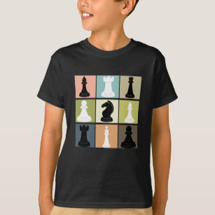 Camiseta Diseño De Ajedrez Con Chessboard Para Jugador De A
