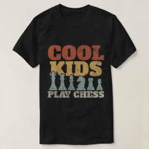 Camiseta Diseño de ajedrez para niños geniales