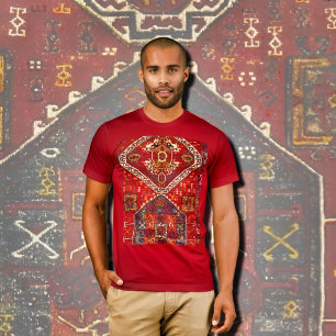 Camiseta Diseño de alfombras orientales - moda étnica