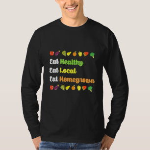 Camiseta Diseño De Alimentos Orgánicos Propios Para Los Jar