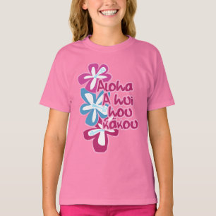 Camiseta Diseño de Aloha Floral en Hawái Pokii