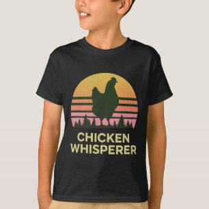 Camiseta Diseño de amante de aves de corral puesta de sol r