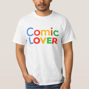 Camiseta Diseño de Amante de Cómics