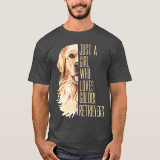 Camiseta Diseño de amante de Golden Retriever para entusias