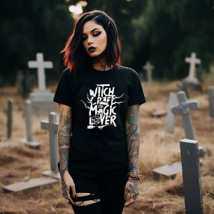 Camiseta Diseño de amante de la brujería y la magia