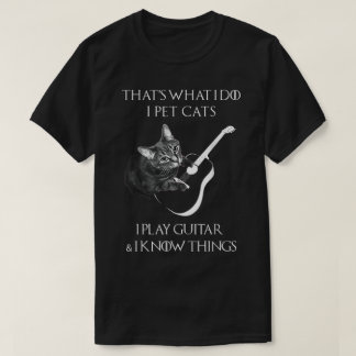 Camiseta Diseño de amante de la música de gato divertido gu