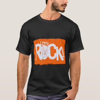 Camiseta Diseño de amante de la música rock 'Vamos a rockea