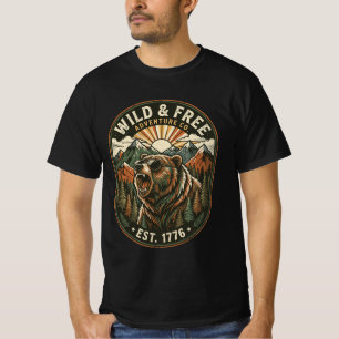 Camiseta Diseño de amante de la naturaleza al aire libre de
