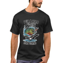 Diseño de amante de la pesca de pirañas – Gráfica 