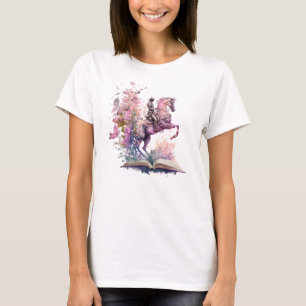 Camiseta Diseño de Amante de Libros de Fantasía