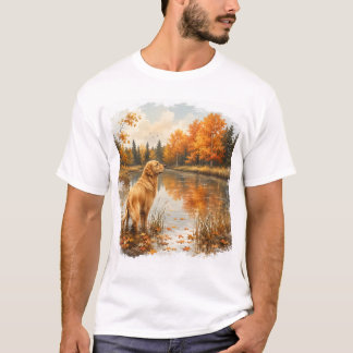 Camiseta Diseño de Amante de Mascotas Retriever Dorado