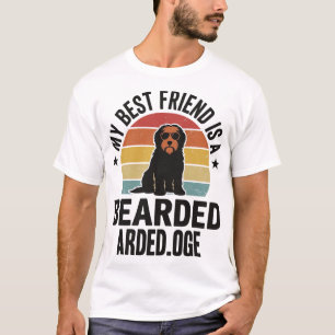 Camiseta Diseño de Amante de Perro Atardecer Vintage Collie
