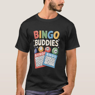 Camiseta Diseño de amigos de bingo para hombres y mujeres q
