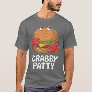 Camiseta Diseño de amigos divertidos de Cangrejo Patty con