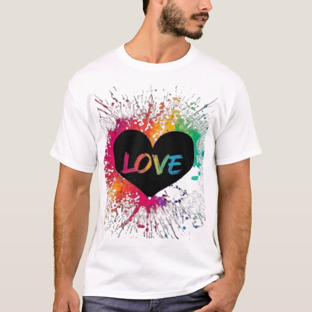 Camiseta Diseño de amor (Anverso)