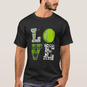 Camiseta Diseño de amor para jugador de tenis