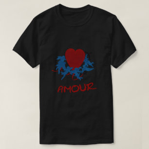 Camiseta Diseño de Amor Querubín Vintage Retro