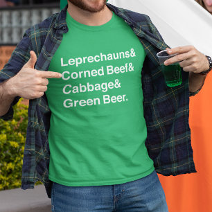 Camiseta Diseño de Ampersand en el Día de San Patricio