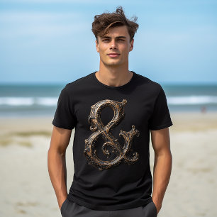 Camiseta Diseño de Ampersand Ornamentado