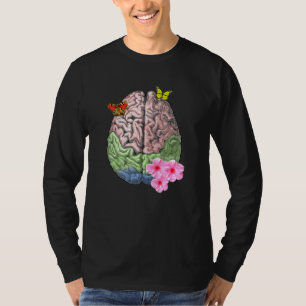 Camiseta Diseño de anatomía de la vena del cerebro humano