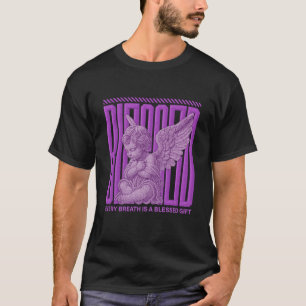 Camiseta Diseño de Ángel Bendido   Cada respiro es un regal