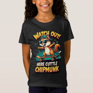 Camiseta 🐿️Diseño de animal de dibujos animados adorable d